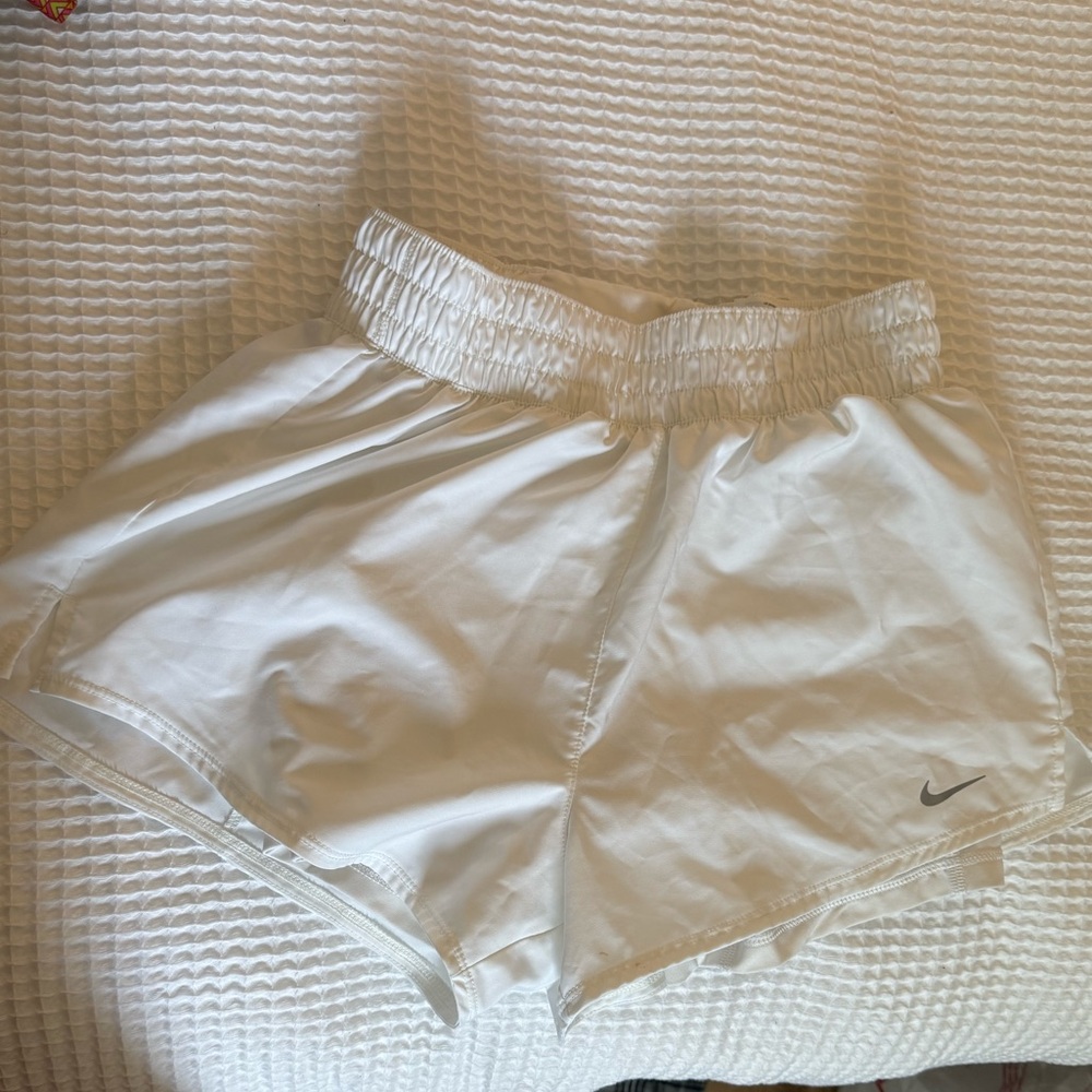 Nike Women's Athletic White Shorts